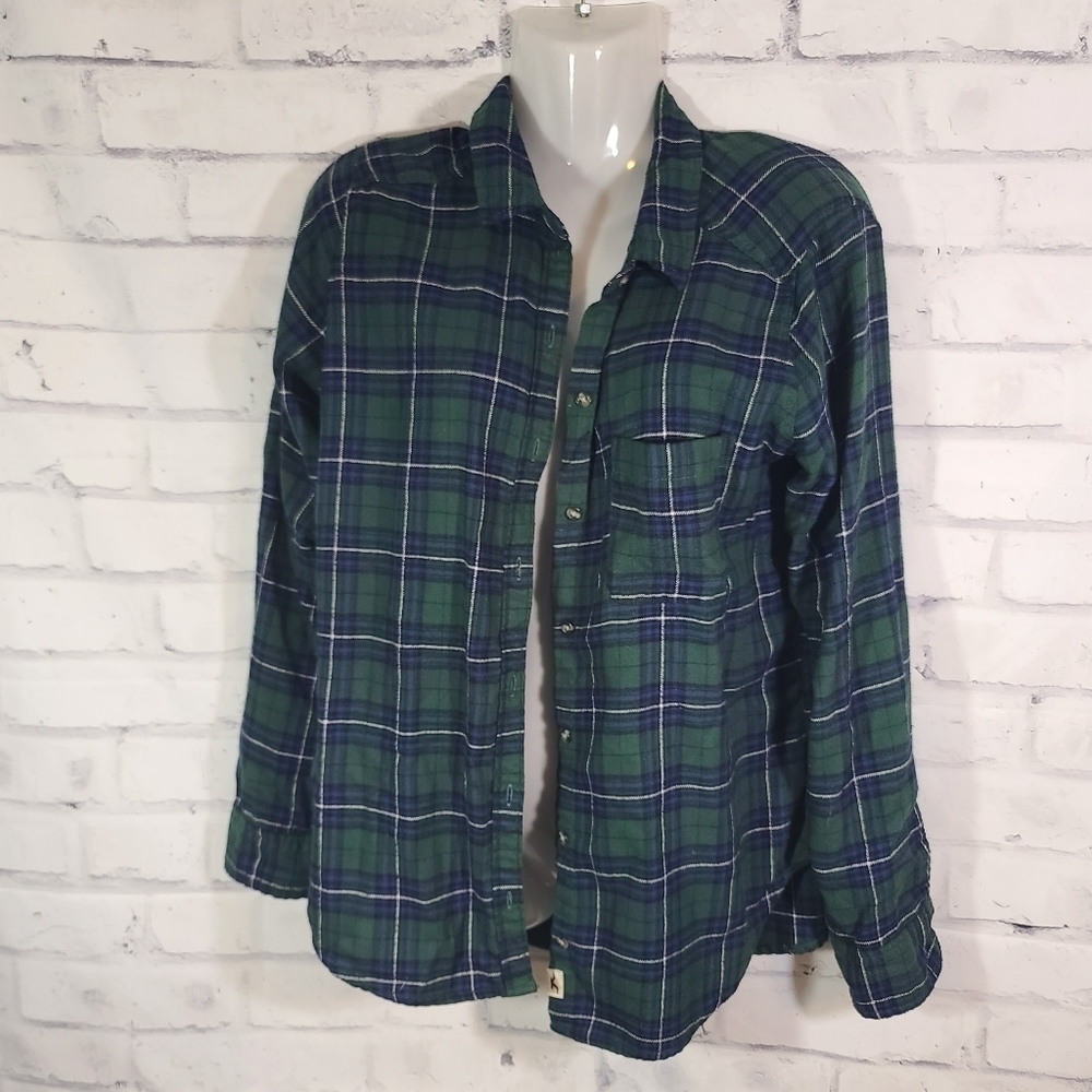 Hollister Boyfriend Fit Flannel, Small